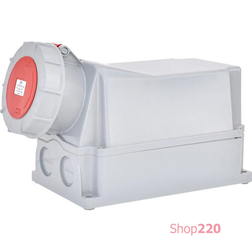 Силовая розетка 125А, 380В, 5 полюсов, IP67, стационарная, EZH-12553 ETI 4482049