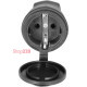 Розетка переносная с защитной крышкой каучуковая с заземлением, 16А, e.socket.rubber.029.16 Enext s9100024