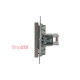 Розетка компьютерная RJ-45 двойная, бронза, EPH4400169 Asfora Schneider