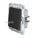 Выключатель одноклавишный, антрацит soft-touch, PLK0111241 Plank Electrotechnic