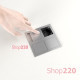 Врезная розетка в стол 220В + USB, белый, Versahit ASA 060.15F.00015