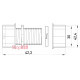 Соединитель металлический цанговый, e.industrial.pipe.connect.collet.1' Enext i0430003