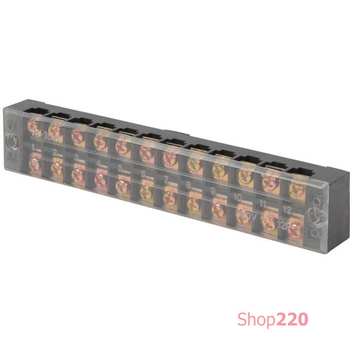 Клеммная колодка защищенная 100А, 12 полюсов, e.tc.protect.100.12 Enext p056026