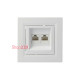 Розетка компьютерная RJ45 двойная, белый, EPH4400121 Schneider Asfora