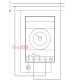 Таймер аналоговый недельный, 16А, 1СО, с резервом хода, EHN171 Hager