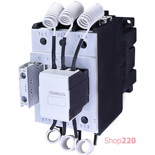Контактор для конденсаторной батареи CEM 80CN.10 (61/71кВАр-400/440V) ETI 4650140
