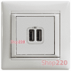 Розетка USB, белая, 770470 Legrand Valena