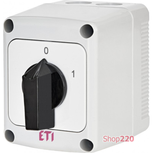 Переключатель CS 25 10 PN (3p_"0-1"корп./IP65"_с/ч_25A) ETI 4773165