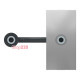 Розетка Minijack, алюминий, 1 модуль, Unica New Schneider NU343330