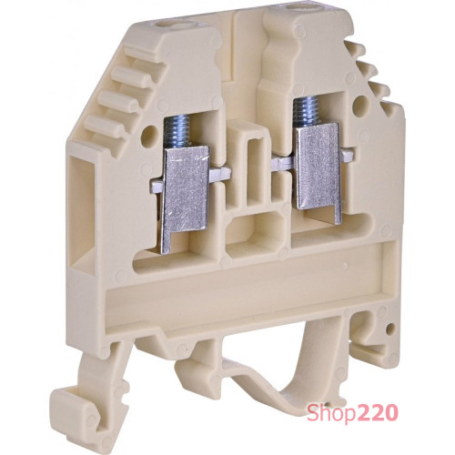 Клемма винтовая под предохранитель с втулкой VSV 4 PA (4 mm2_бежевая) ETI 3901699