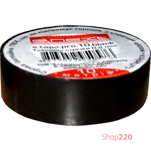 Изолента e.tape.stand.20.black, черная (20м)