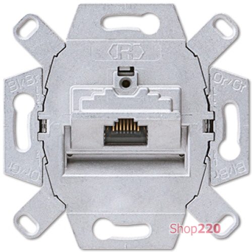 Розетка компьютерная экранированная RJ45 (механизм), Jung A500 UAE8UPOK6