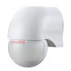Датчик движения настенный, 180°, IP44, e.sensor.pir.12.white