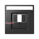 Накладка HDMI или аудио розетки, антрацит, Merten MTN4250-6034