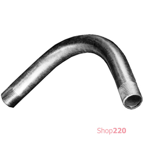 Угловой металлический соединитель 90 град. с резьбой, e.industrial.pipe.thread.angle.1-1/4" Enext i0390004