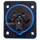 Силовая встраиваемая розетка 3п., 230В, 16А, e.socket.pro.3.16.wall Enext p012010