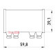 Соединитель металлический на винтах, e.industrial.pipe.connect.screw.1-1/4' Enext i0440004