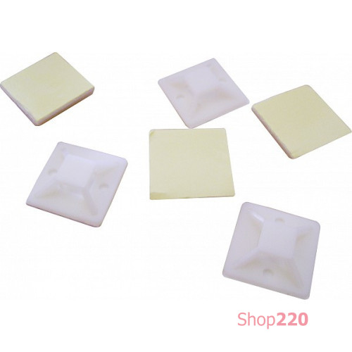Площадка 25х25 белая PC-25 (упак 100шт) A0150090016