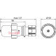Вилка универсальная Schuko, IP67 EEVG-16 ETI 4482127