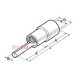 Наконечник штыревой 4-6 мм кв l=14мм (50 шт) BM00350