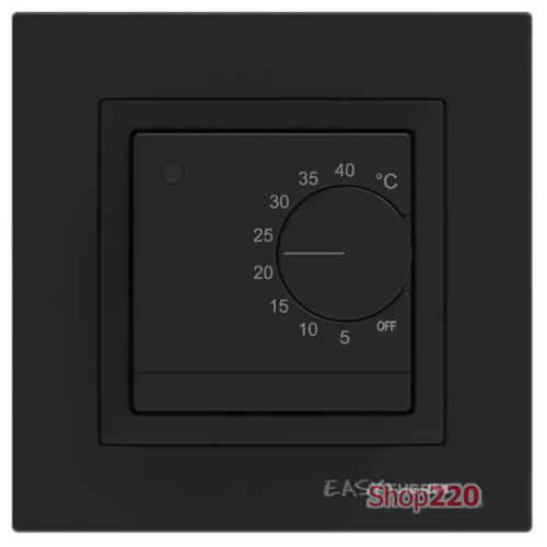 Терморегулятор механический 16А, 3200Вт, черный, Easytherm ET-25 55540 Easytherm