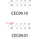 Контактор миниатюрный CEC 09.10-230V-50/60Hz (9A; 4kW; AC3) ETI 4641066
