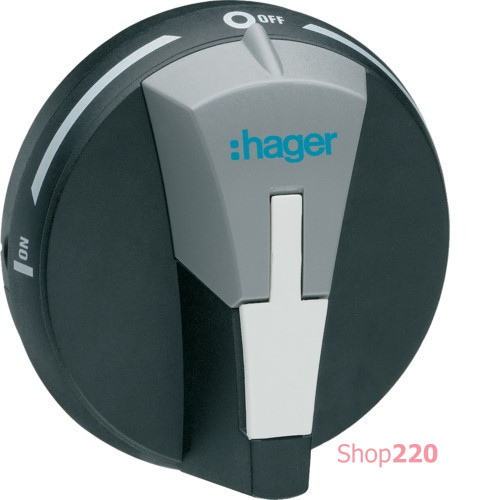 Выносная ручка IP65 для выключателей HIM 20А-80A Hager HZC016