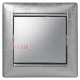 Рамка 1 пост, алюминий модерн, 770341 Legrand Valena