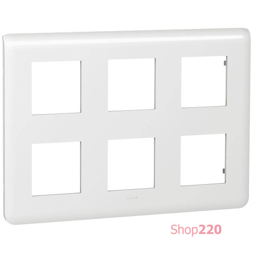 Рамка 2х3 поста, белый, Mosaic New Legrand 078832L