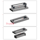 Врезной блок розеток в стол 220В Bachmann Power Frame, черная рамка