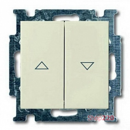 Выключатель жалюзи без фиксации, слоновая кость, ABB 2026/4 UC-92-507 Basic 55
