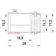 Ввод металлический винтовой, e.industrial.pipe.dir.screw.1/2" Enext i0460001