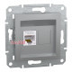 Розетка компьютерная RJ45, алюминий, EPH4300161 Asfora Schneider