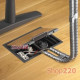 Металлический лючок для розеток, 16 модулей, OptiLine 45 ISM51638 Schneider Electric