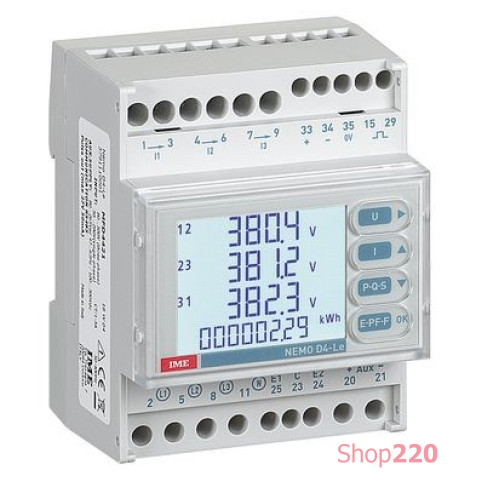 Анализатор сети Nemo D4-Le+RS485 Вх. IME