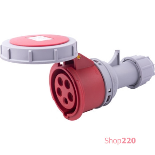 Силовая розетка переносная 5п., 400В, 16А, IP67, e.socket.215.16.67 Enext i082015