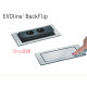 Вращающийся блок розеток 220В+USB EVOline BackFlip, белое стекло