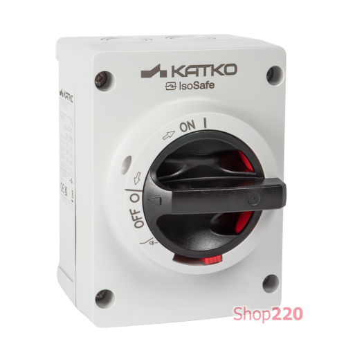 Выключатель безопасности 25А AC23 / 25A AC-21 / 40A, 690В, (22 кВт) в защитном корпусе IP66 Katko KEM 425 M2