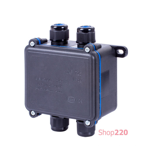 Распределительная коробка с клеммником 108х111х42 мм, IP68, e.wdb.cnp725.4t.b Enext s071004