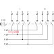 Разъединитель 1-0-2 на 63А (QS5-63P/4) A0100010009