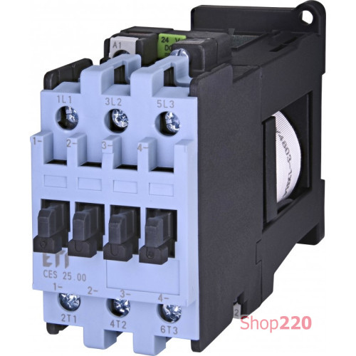 Контактор CES 25.00 (11 kW) 24V DC ETI 4646545