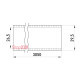 Труба металлическая без резьбы, 3.05м, e.industrial.pipe.1' Enext i0380003