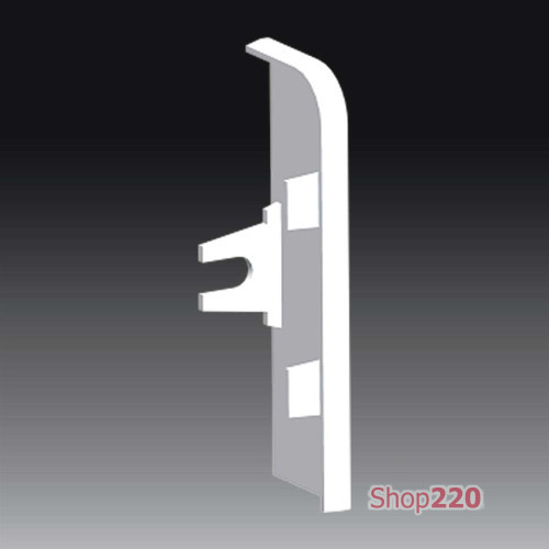 Заглушка правосторонняя для LP 80x25; Серия LP (плинтусная); ПВХ 8821 P_HB