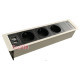 Врезной блок розеток 3х220В + USB тип С, белый, Versaframe ASA 060.40F.00008