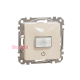 Датчик движения с кнопкой, бежевый, Sedna Design SDD112504