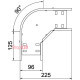 Угловая секция 90°, 85х100 мм, FS (18-22 мкм) 6036700
