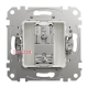 Розетка телевизионная конечная, белый, Sedna Design SDD111471