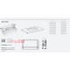 Выдвижной блок розеток в столешницу 3x220В + 2xUSB A+C + 2xKeystone для RJ45, черный, S487 Simon
