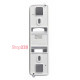 Корпус модульный пластиковый, 2 модуля, навесной, без дверцы, серии UBox A0270010002
