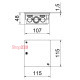 Коробка распределительная UV 100 K (115x115x48мм), OBO Bettermann